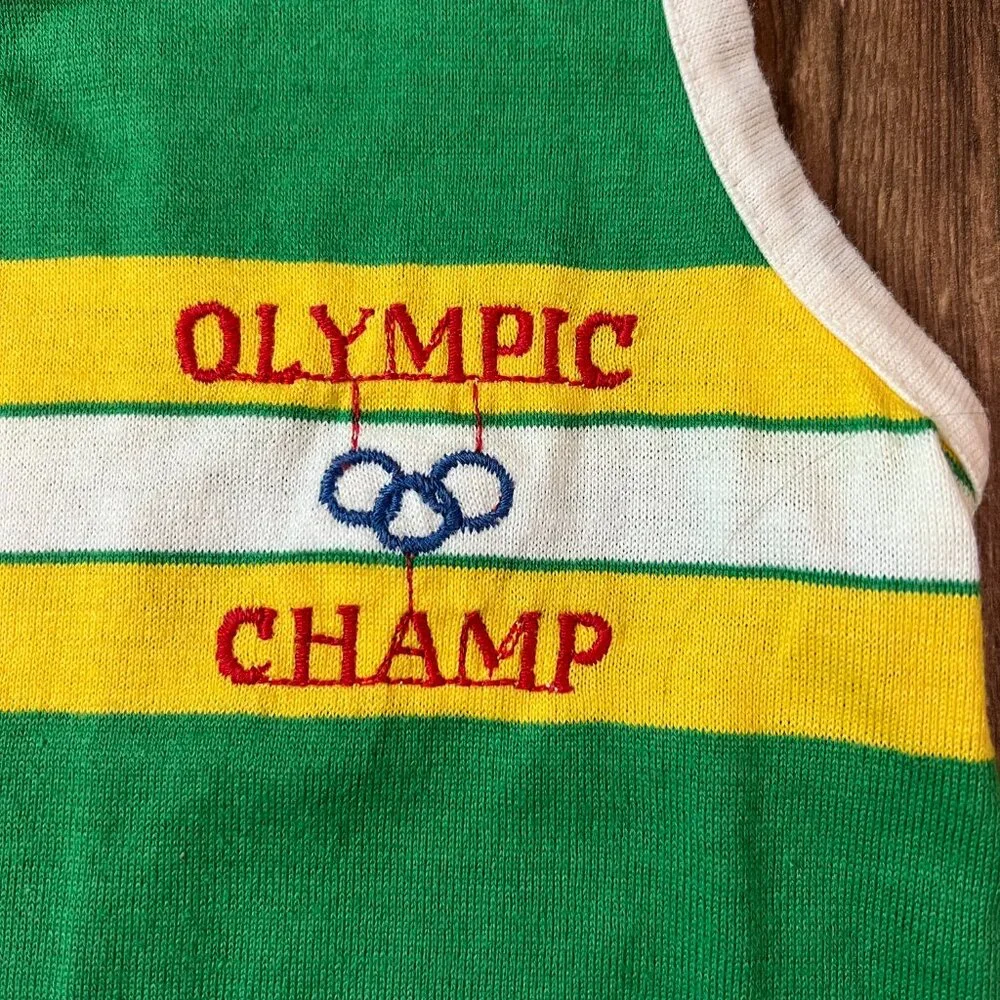 Vintage Health-Tex Olympic Retro Tank Sz 4T - Picture 2 of 6